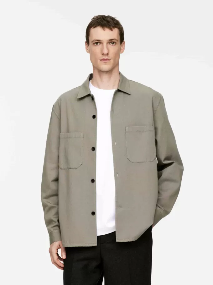 Övertröja i bomullstwill Övertröja i bomullstwill