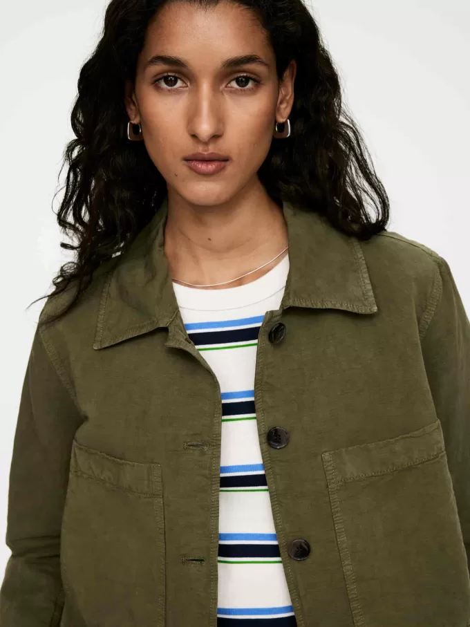 Övertröja i linneblandning Övertröja i linneblandning