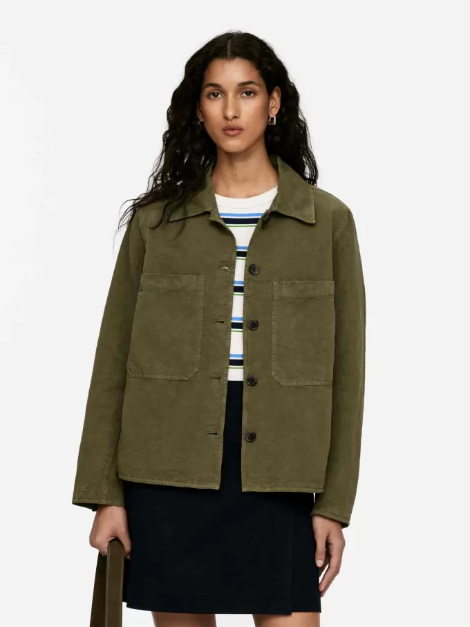 Övertröja i linneblandning Övertröja i linneblandning