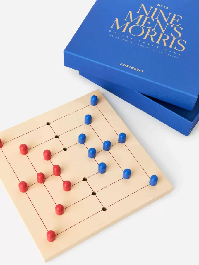 PRINTWORKS Morris brädspel för nio män PRINTWORKS Morris brädspel för nio män