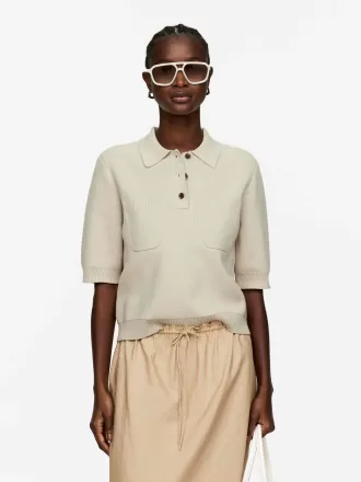 Pikétröja i bomull