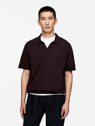 Pikétröja i bomullslinne