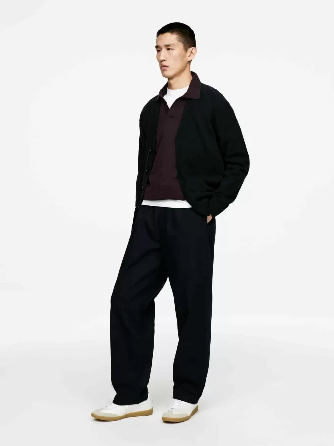 Pikétröja i bomullslinne Pikétröja i bomullslinne