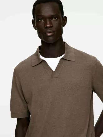 Pikétröja i bomullslinne