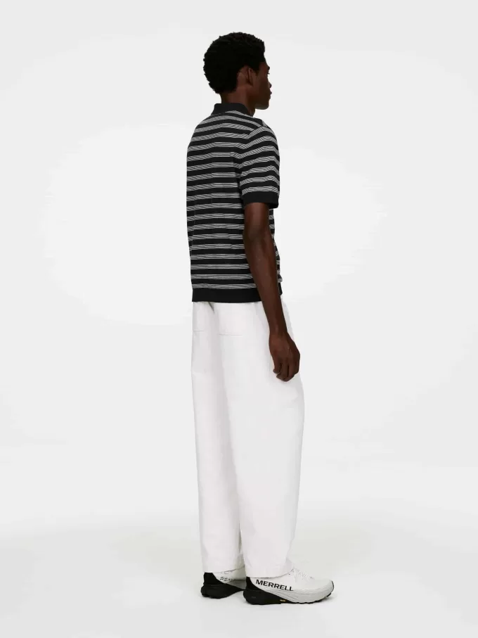 Pikétröja i bomullslinne Pikétröja i bomullslinne