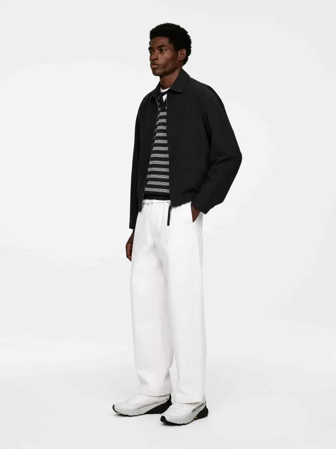 Pikétröja i bomullslinne Pikétröja i bomullslinne