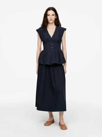 Pintuck bomullskjol Pintuck bomullskjol