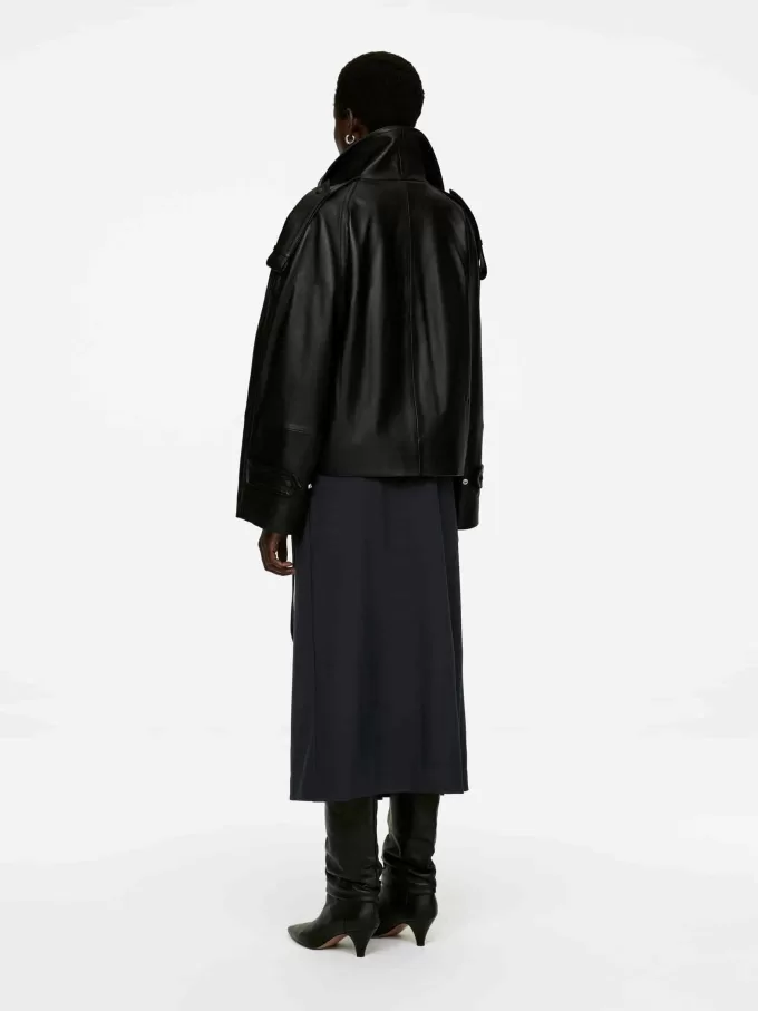 Plisserad kjol i ullblandning Plisserad kjol i ullblandning