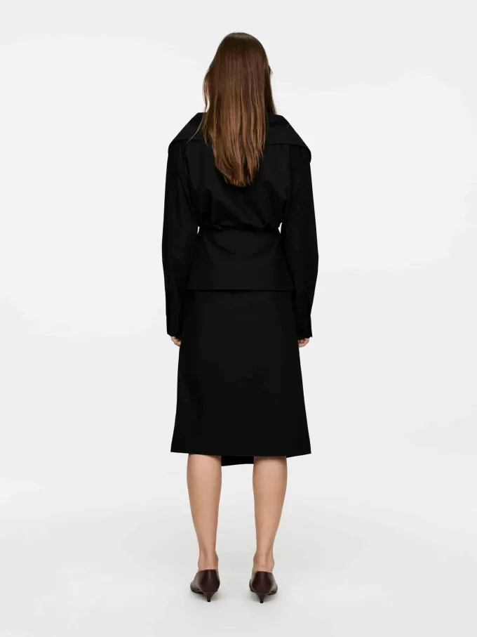 Poplin omlottkjol Poplin omlottkjol