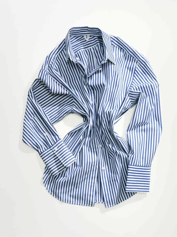 Poplinskjorta med avslappnad passform Poplinskjorta med avslappnad passform