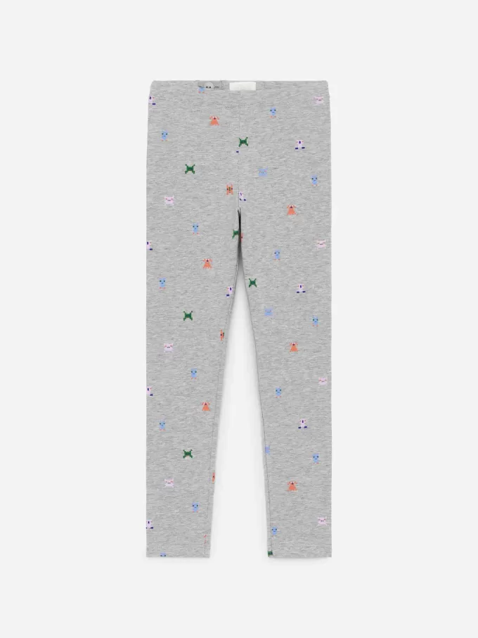 Printade Jersey Leggings