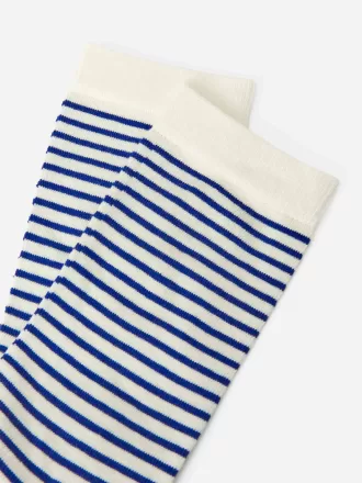 Randiga bomullsstrumpor