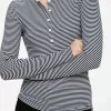 Ribbad Henley Top Ribbad Henley Top