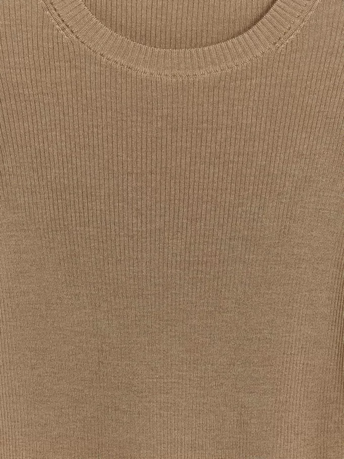 Ribbstickad Merinotopp Ribbstickad Merinotopp