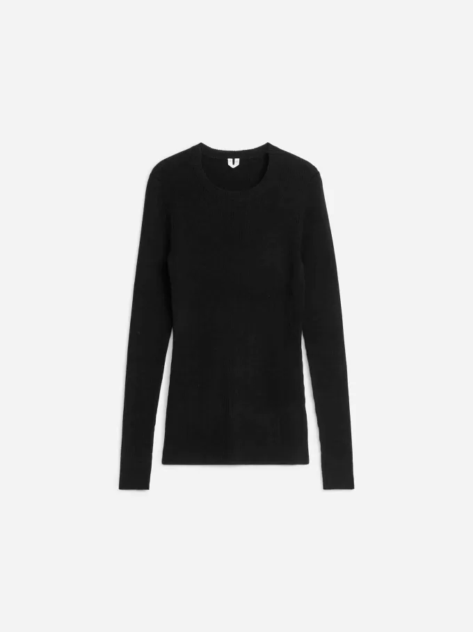 Ribbstickad Merinotopp Ribbstickad Merinotopp