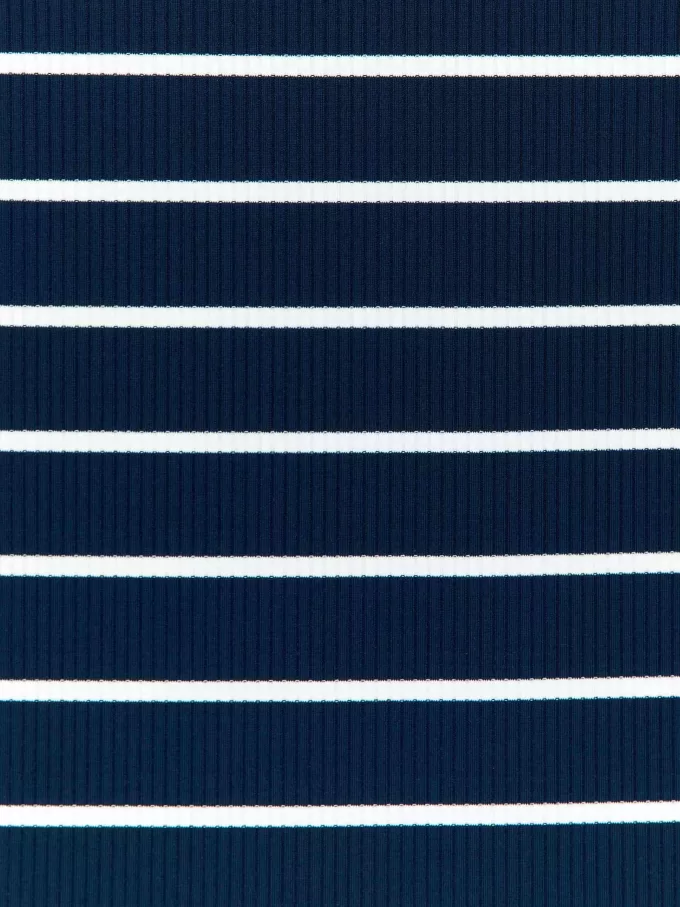 Ribbstickad bikini UPF50+