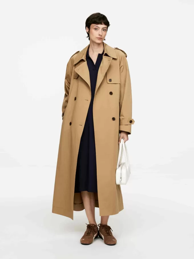 Ribbstickad poloklänning Ribbstickad poloklänning