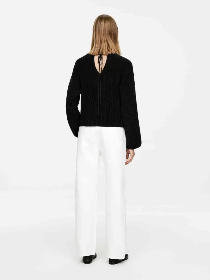 Ribbstickad topp Ribbstickad topp