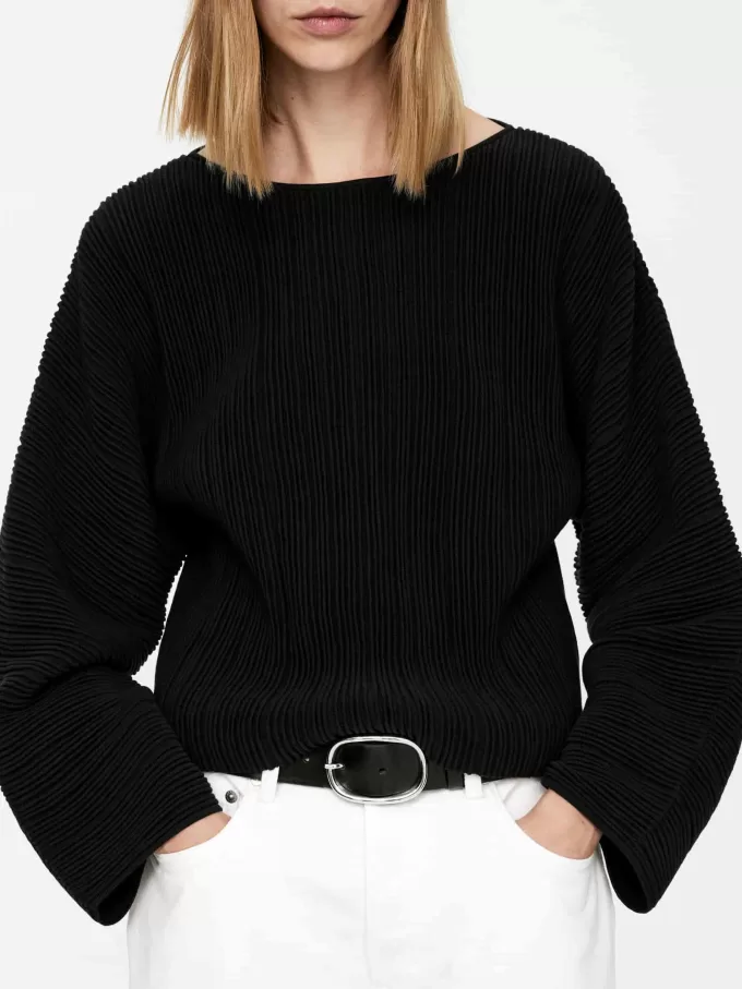 Ribbstickad topp Ribbstickad topp