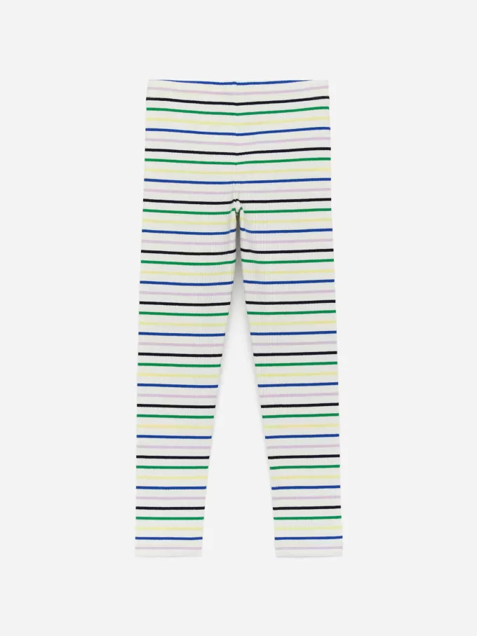 Ribbstickade Leggings