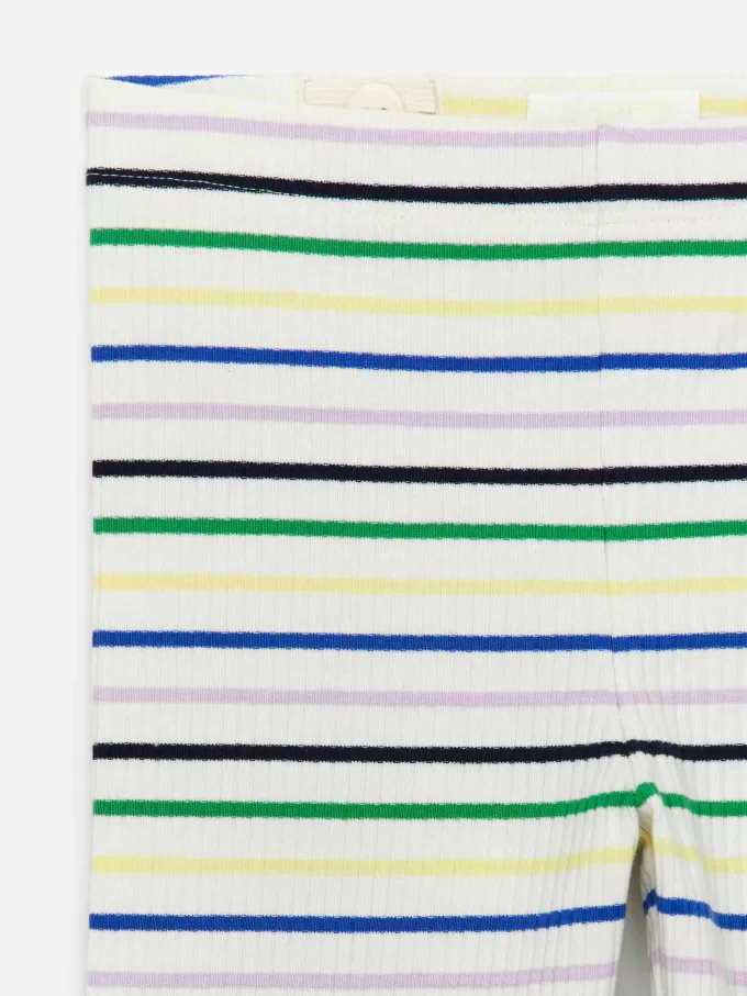 Ribbstickade Leggings