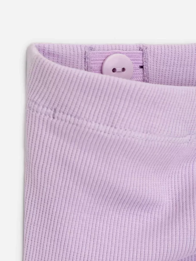 Ribbstickade Leggings