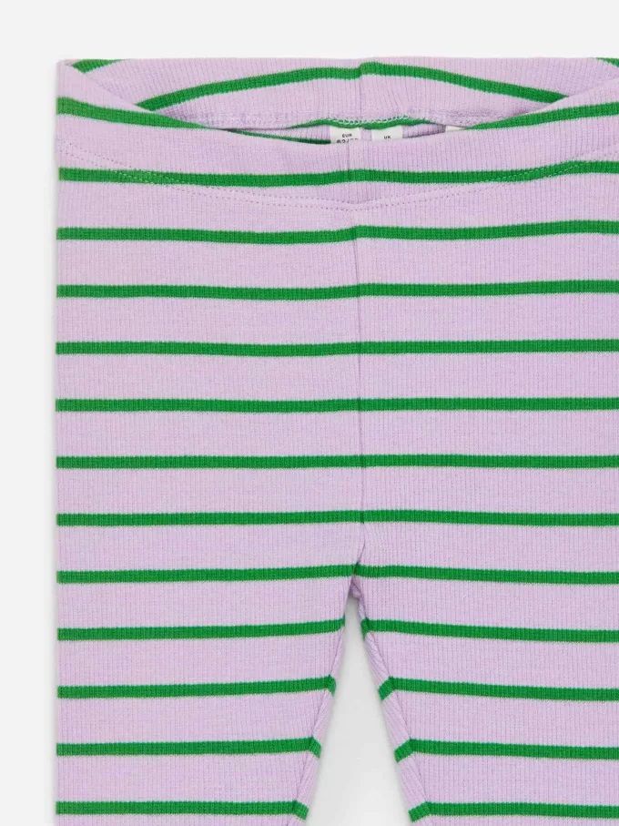 Ribbstickade Leggings