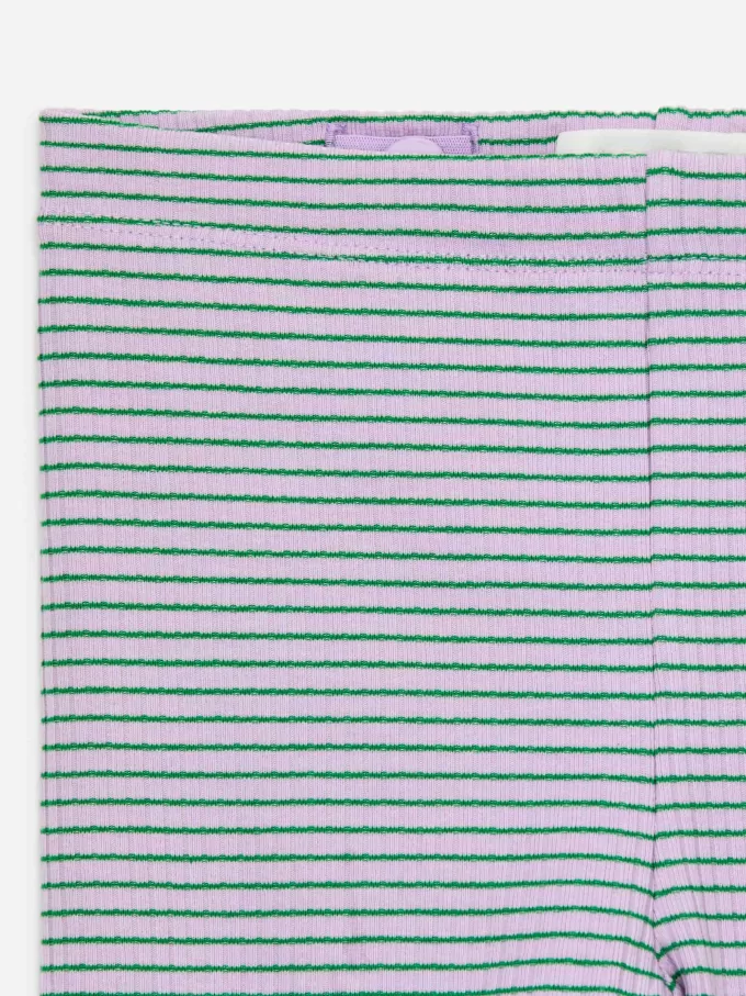 Ribbstickade Leggings