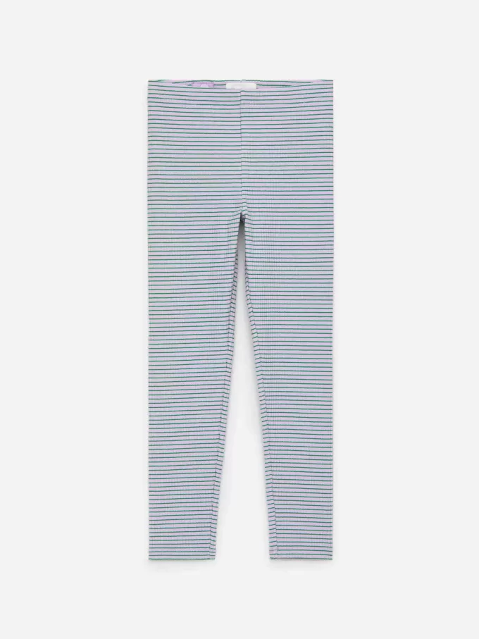 Ribbstickade Leggings