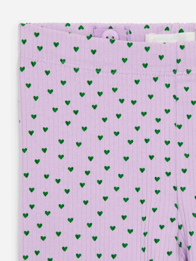 Ribbstickade Leggings