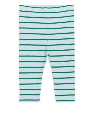 Ribbstickade Leggings