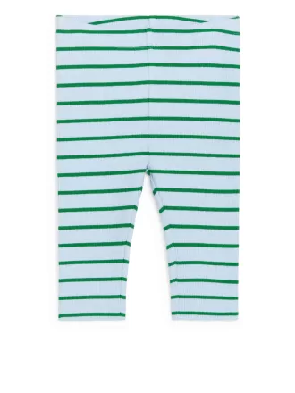 Ribbstickade Leggings