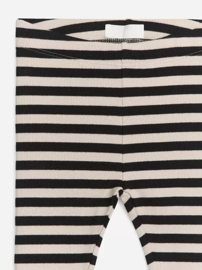 Ribbstickade Leggings