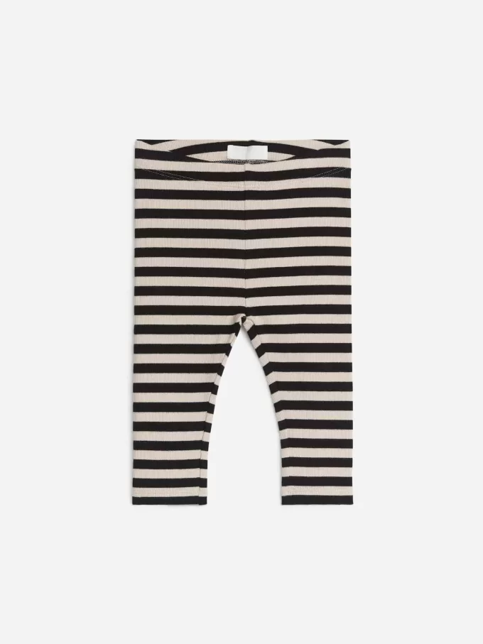 Ribbstickade Leggings