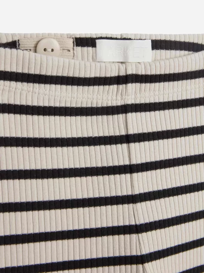 Ribbstickade Leggings