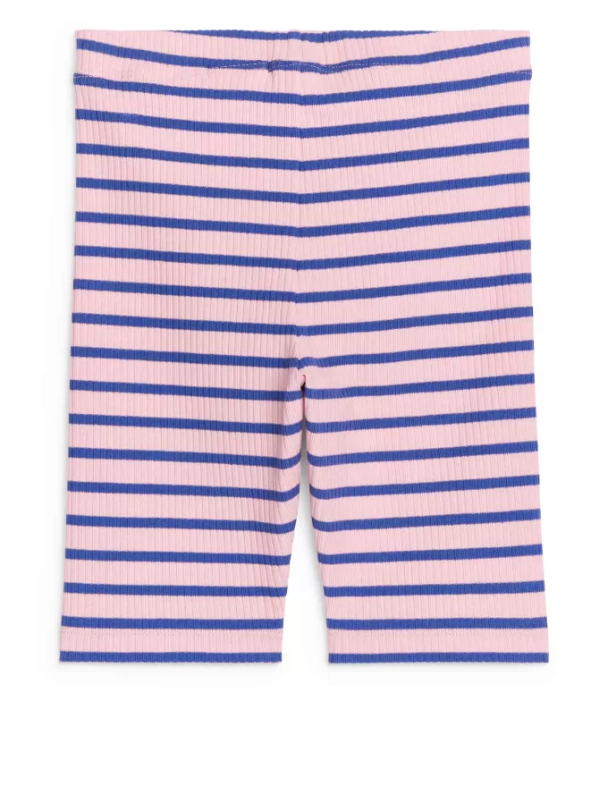 Ribbstickade cykelshorts