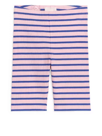 Ribbstickade cykelshorts