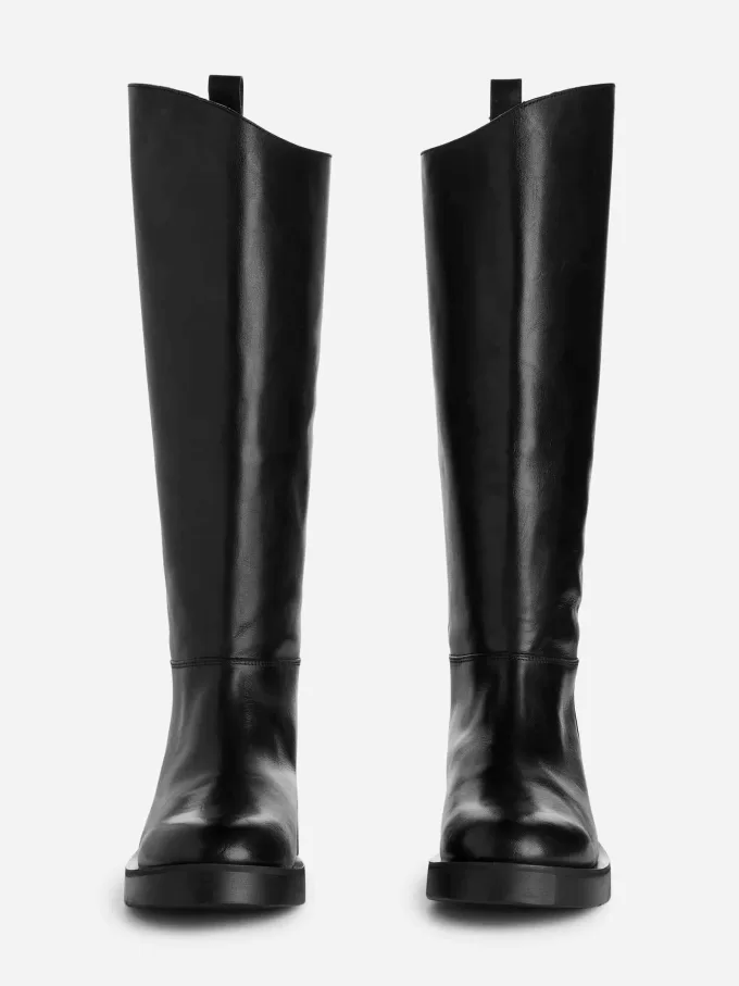 Ridstövlar i läder Ridstövlar i läder