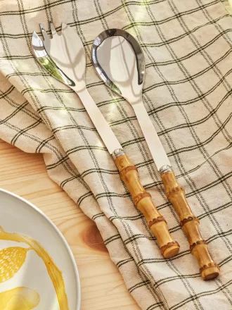 Sabre Paris Bambu Serveringsskedar BeigeSilver 983694001001 1 330x440 - Sabre Paris Bambu Serveringsskedar