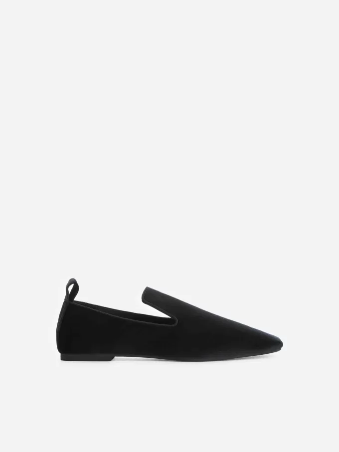 Sammets loafers inomhus Sammets loafers inomhus