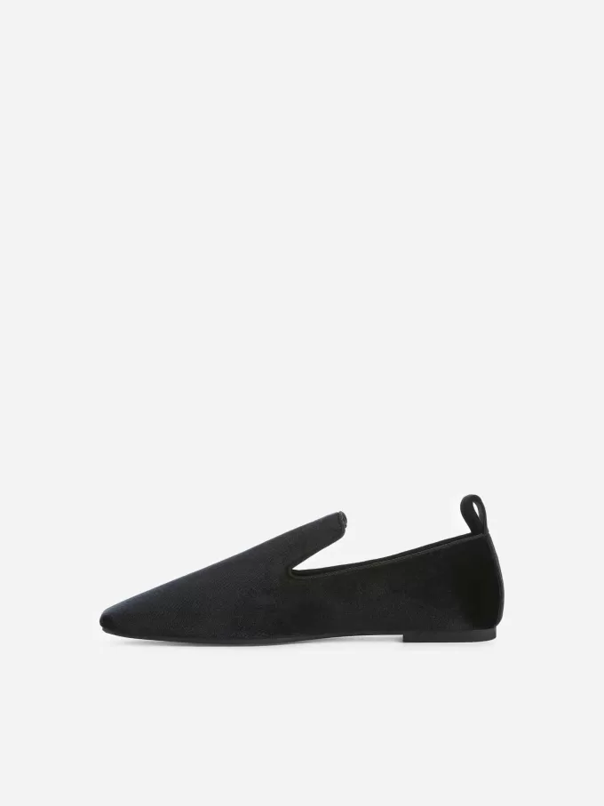 Sammets loafers inomhus Sammets loafers inomhus