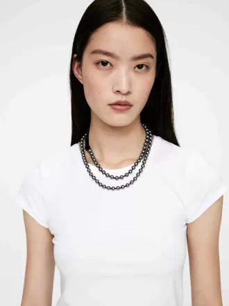 Sammetshalsband av glaspärla Sammetshalsband av glaspärla