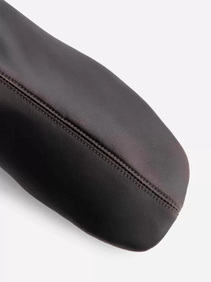 Satinstövlar över knäet Satinstövlar över knäet