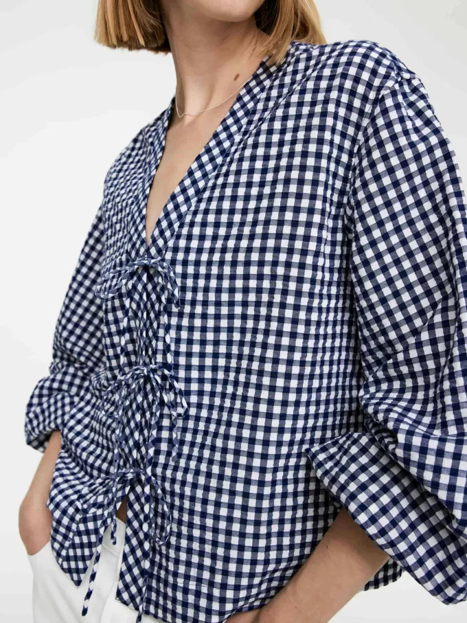 Seersucker blus Seersucker blus