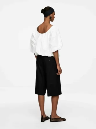 Shorts i linneblandning