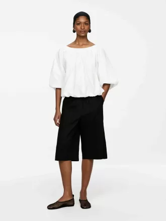 Shorts i linneblandning