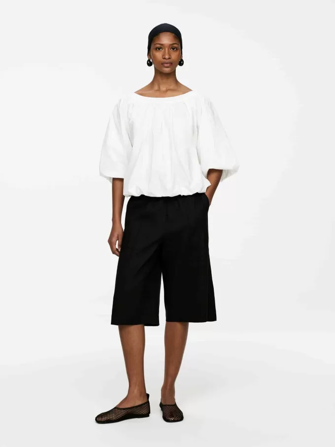 Shorts i linneblandning Shorts i linneblandning