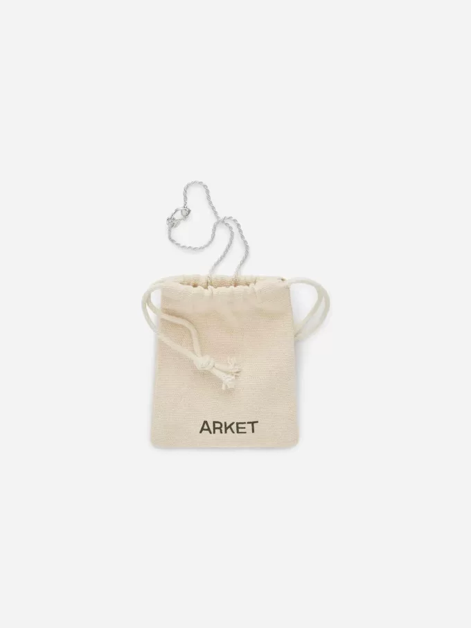 Silver Rope Chain Halsband