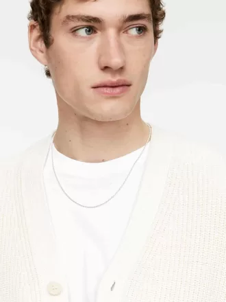 Silver Rope Chain Halsband