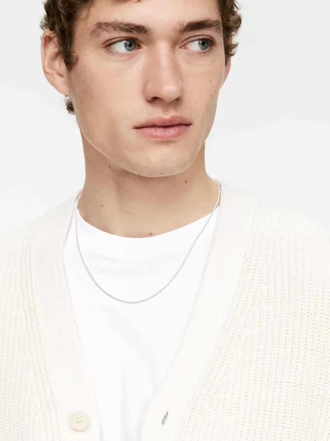 Silver Rope Chain Halsband